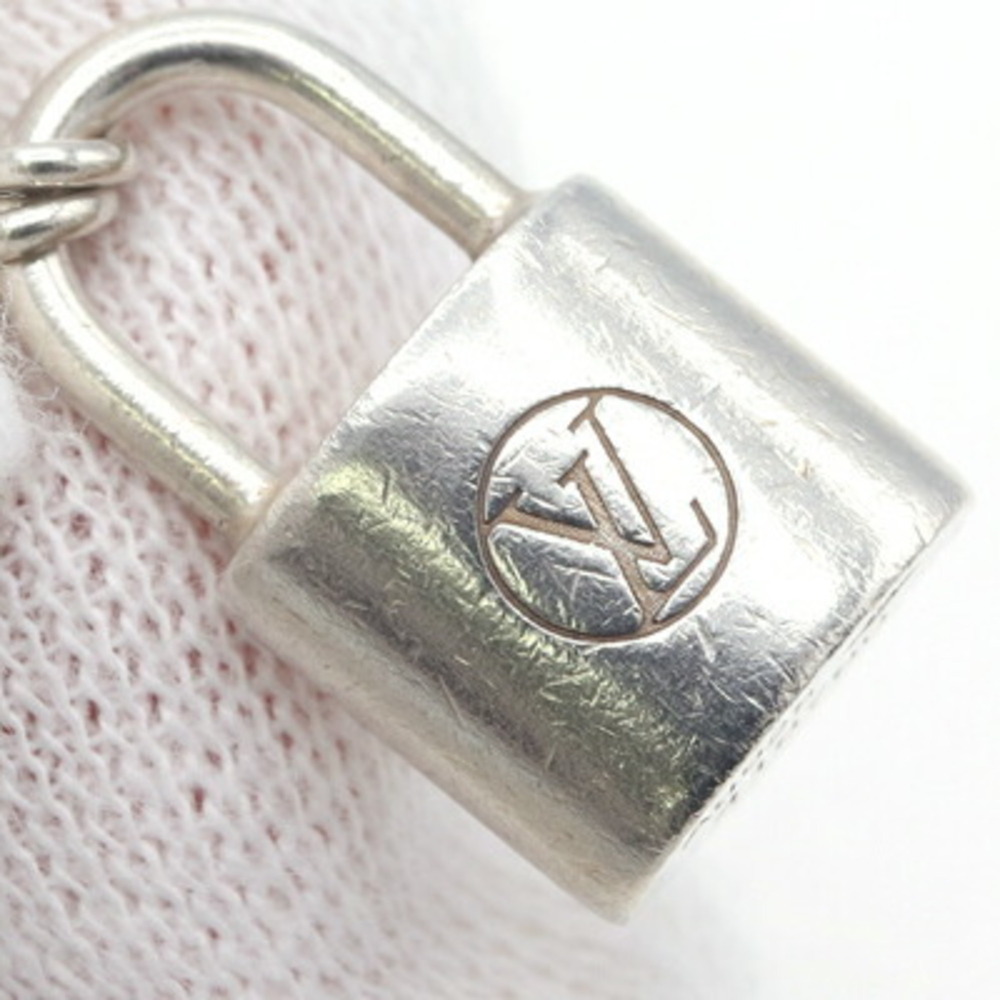 LOUIS VUITTON Silver Lockit Necklace - Picture 5 of 7
